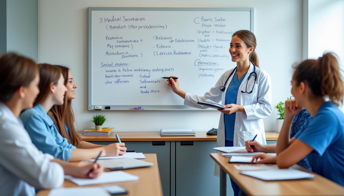 découvrez tout ce qu'il faut savoir sur le contrat de professionnalisation pour les secrétaires médicales : explorez les salaires, les responsabilités et les avantages de cette formation qui vous prépare à un métier essentiel dans le domaine médical.